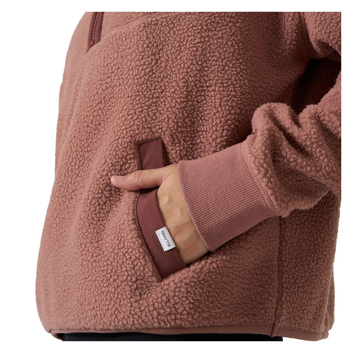 Ell/Voo Womens Bria Sherpa 1/2 Zip Pullover