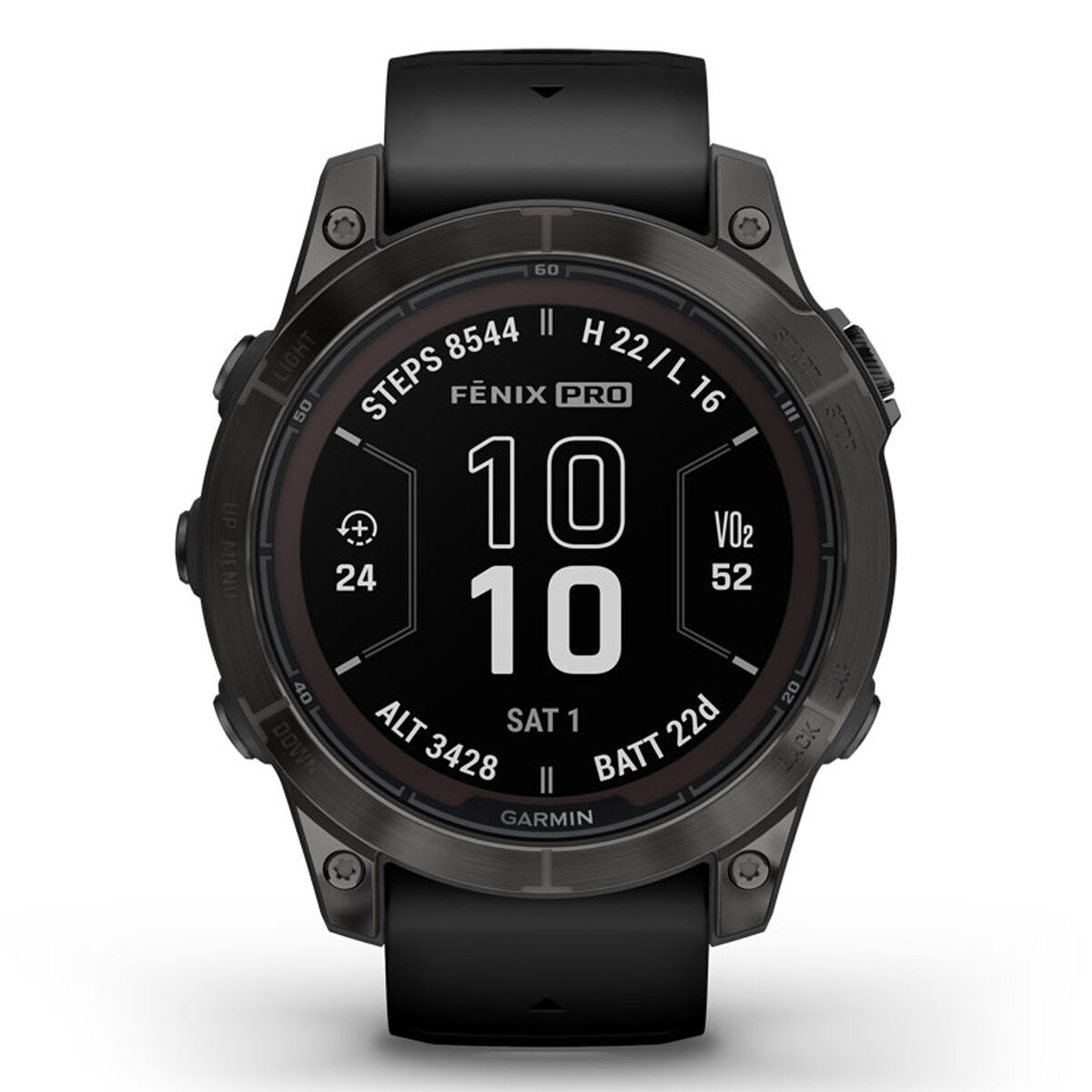 Garmin Fenix 7 Pro Sapphire Solar Watch - Carbon Gray