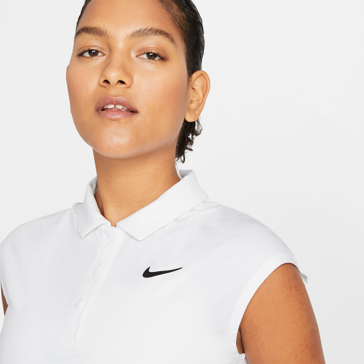 NikeCourt Womens Victory Tennis Polo White M