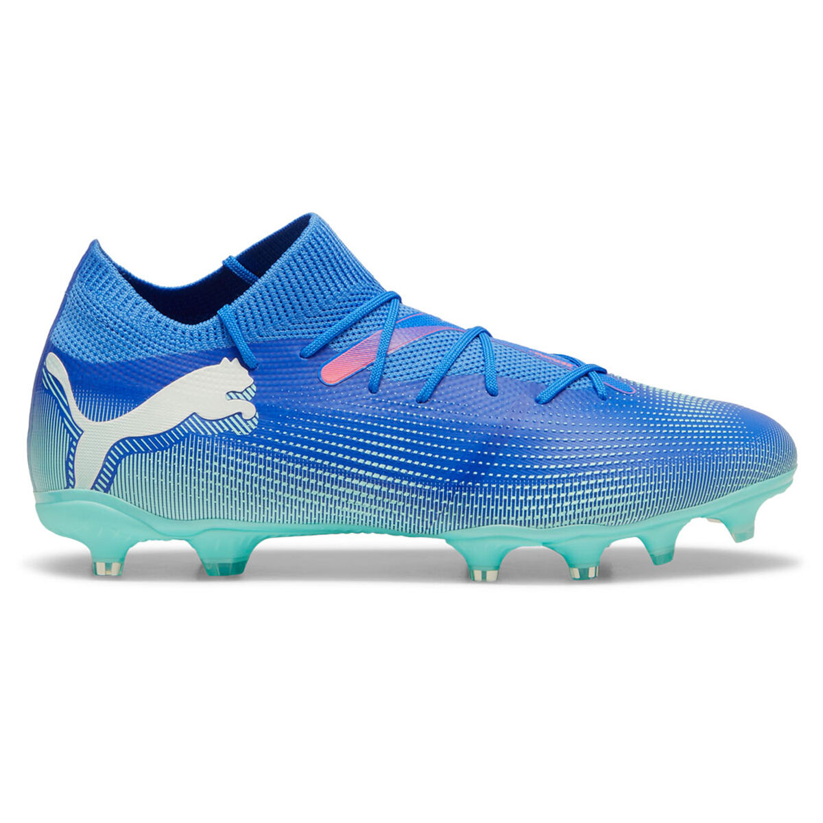 Puma Future 7 Match Football Boots Blue/White US Mens 12 / Womens 13.5