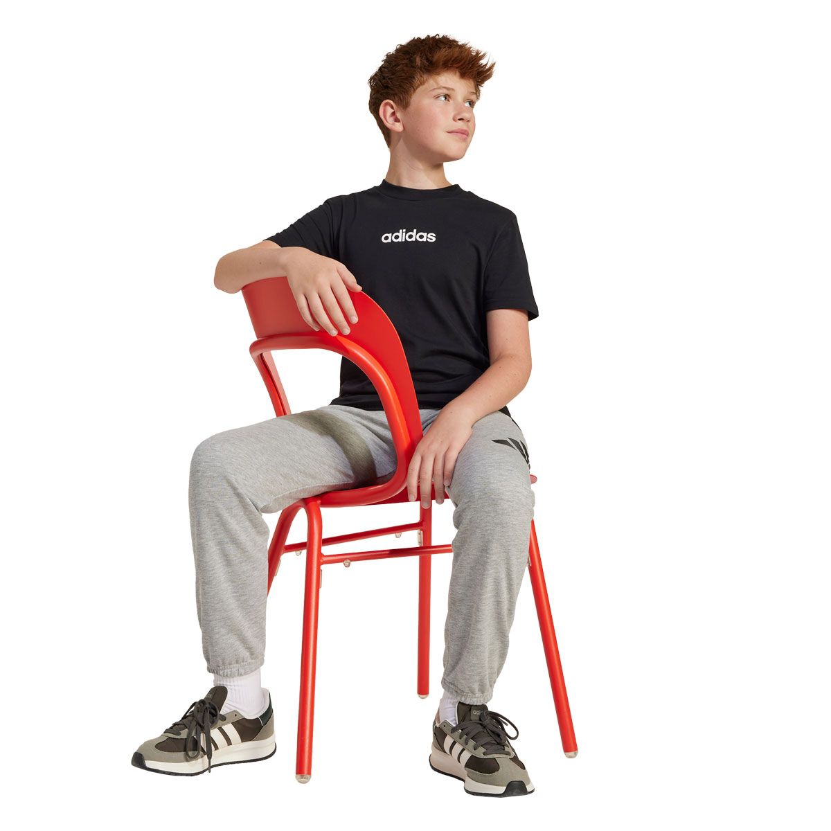 adidas Junior Essentials Linear Logo Tee