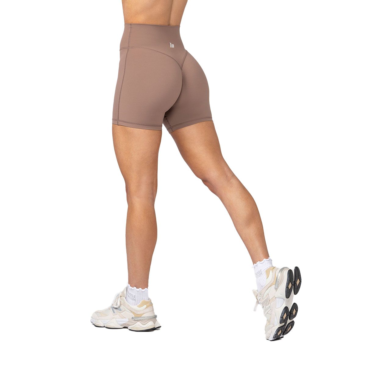 Muscle Nation Womens Aura Peachy Midway Shorts