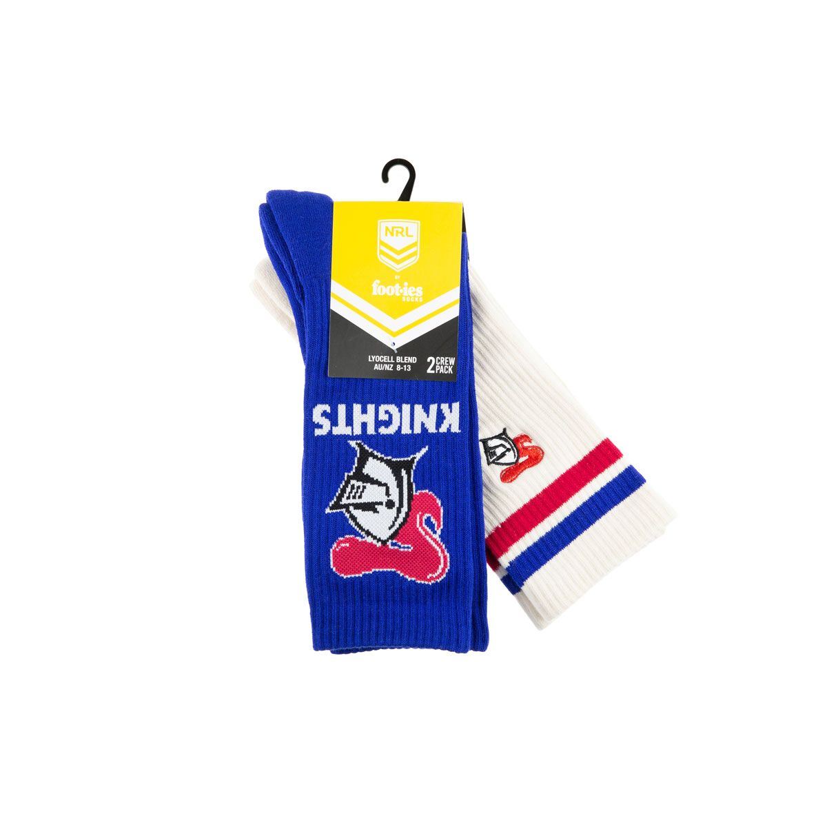 Newcastle Knights Sneaker Socks 2 Pack