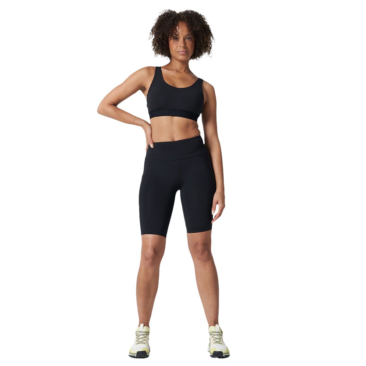 Ell/Voo Womens Essentials Training Crop Sports Bra