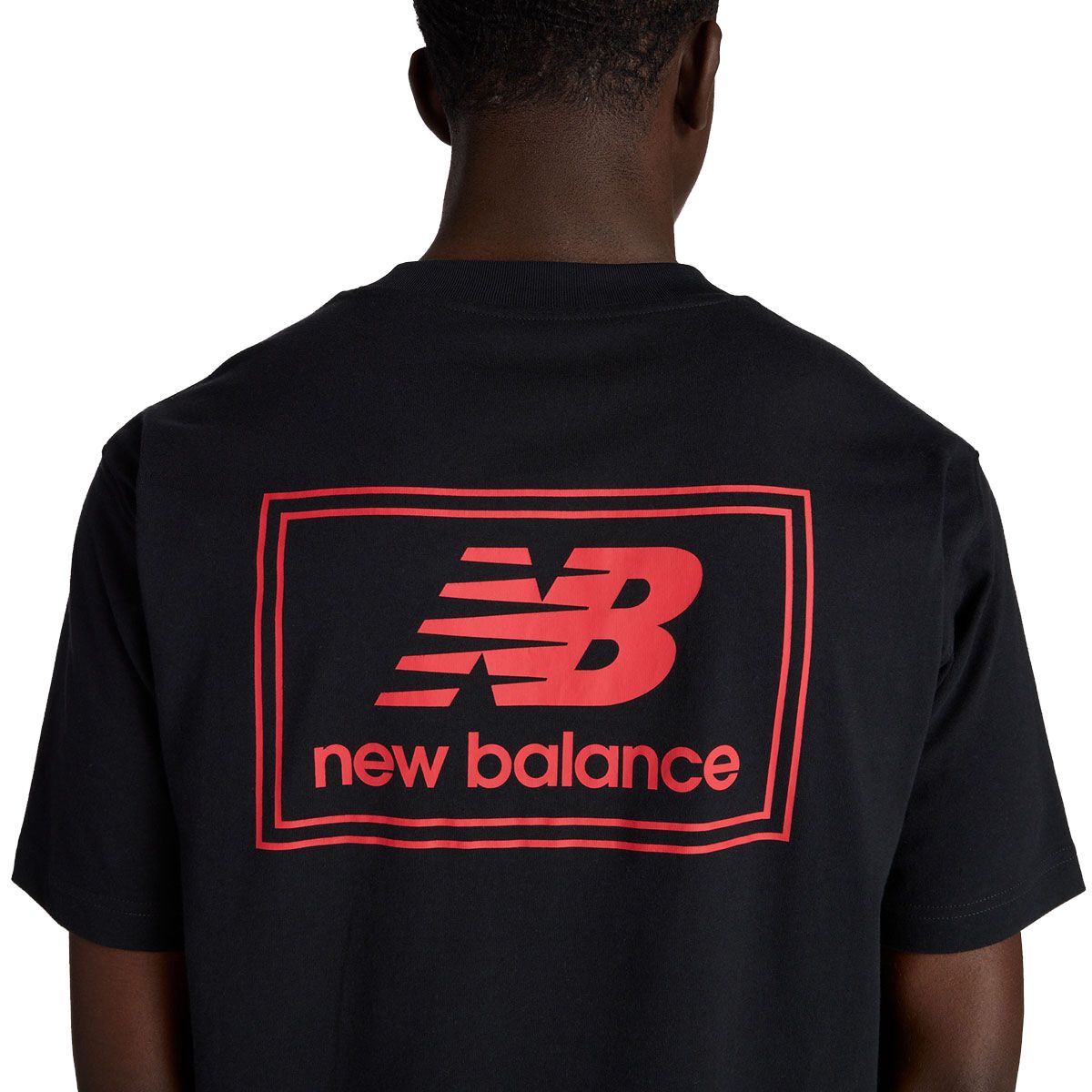 New Balance Mens Woven Label Tee