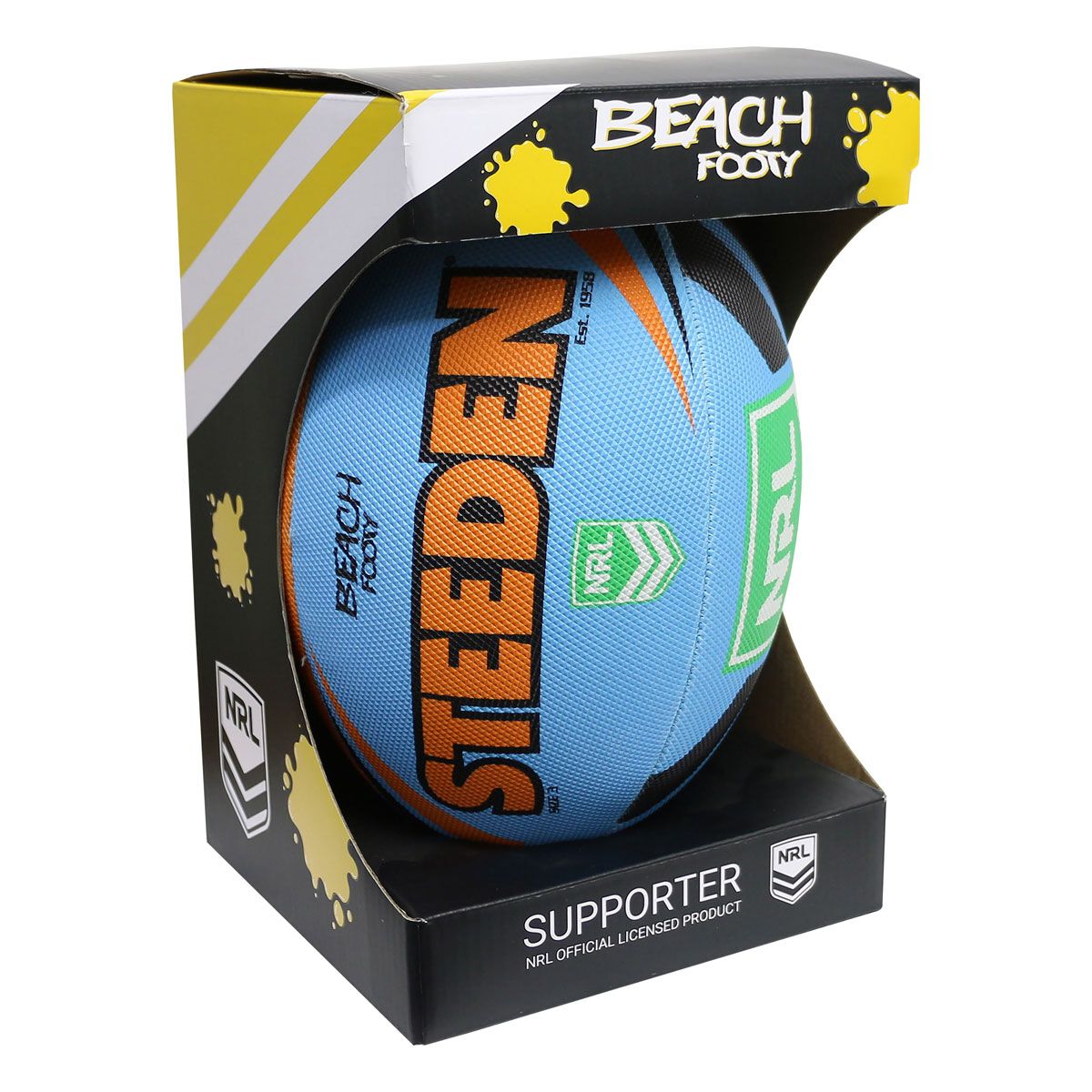 Steeden NRL Neon Beach Ball Size 5