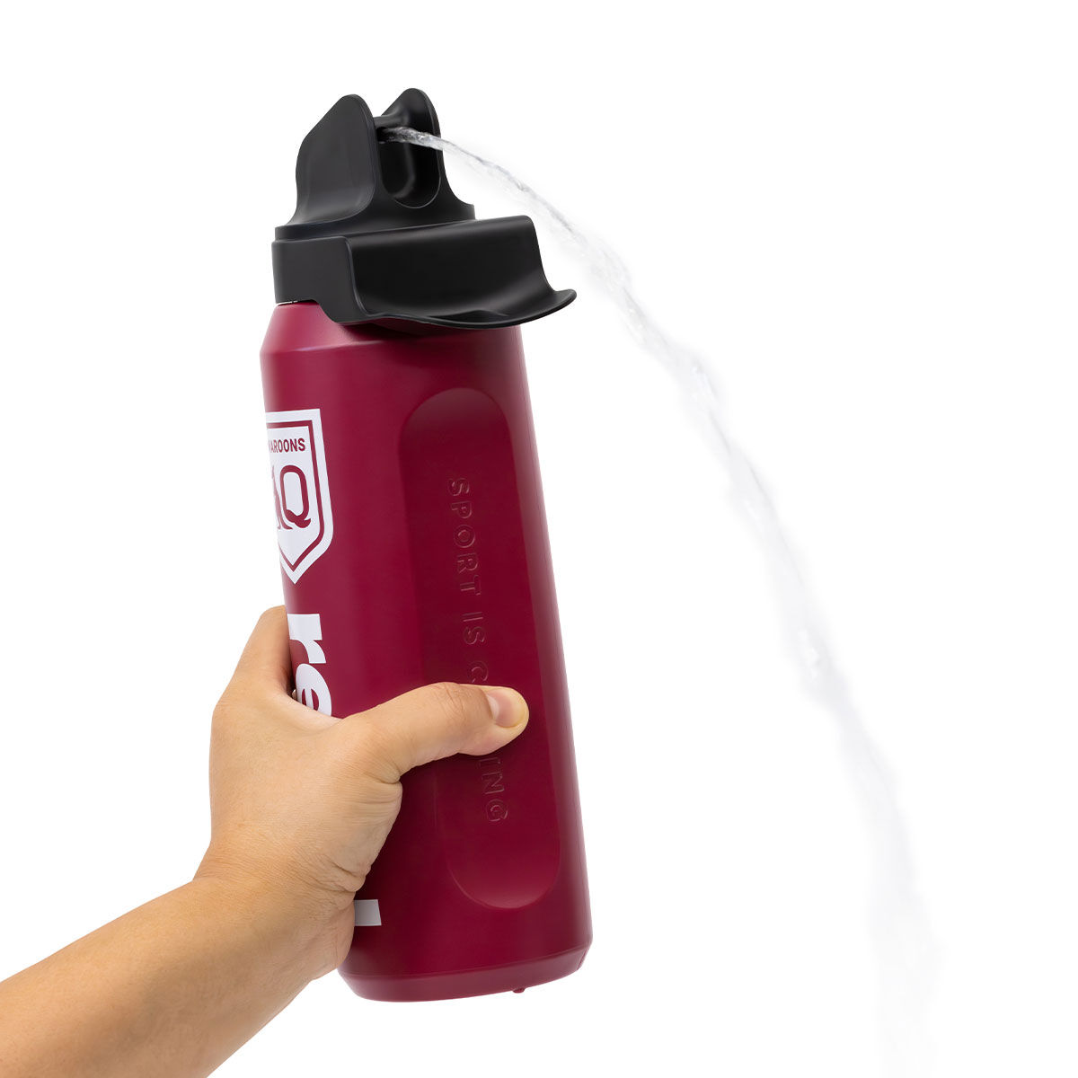 Official Chin-Rest Queensland Maroons Water Bottle