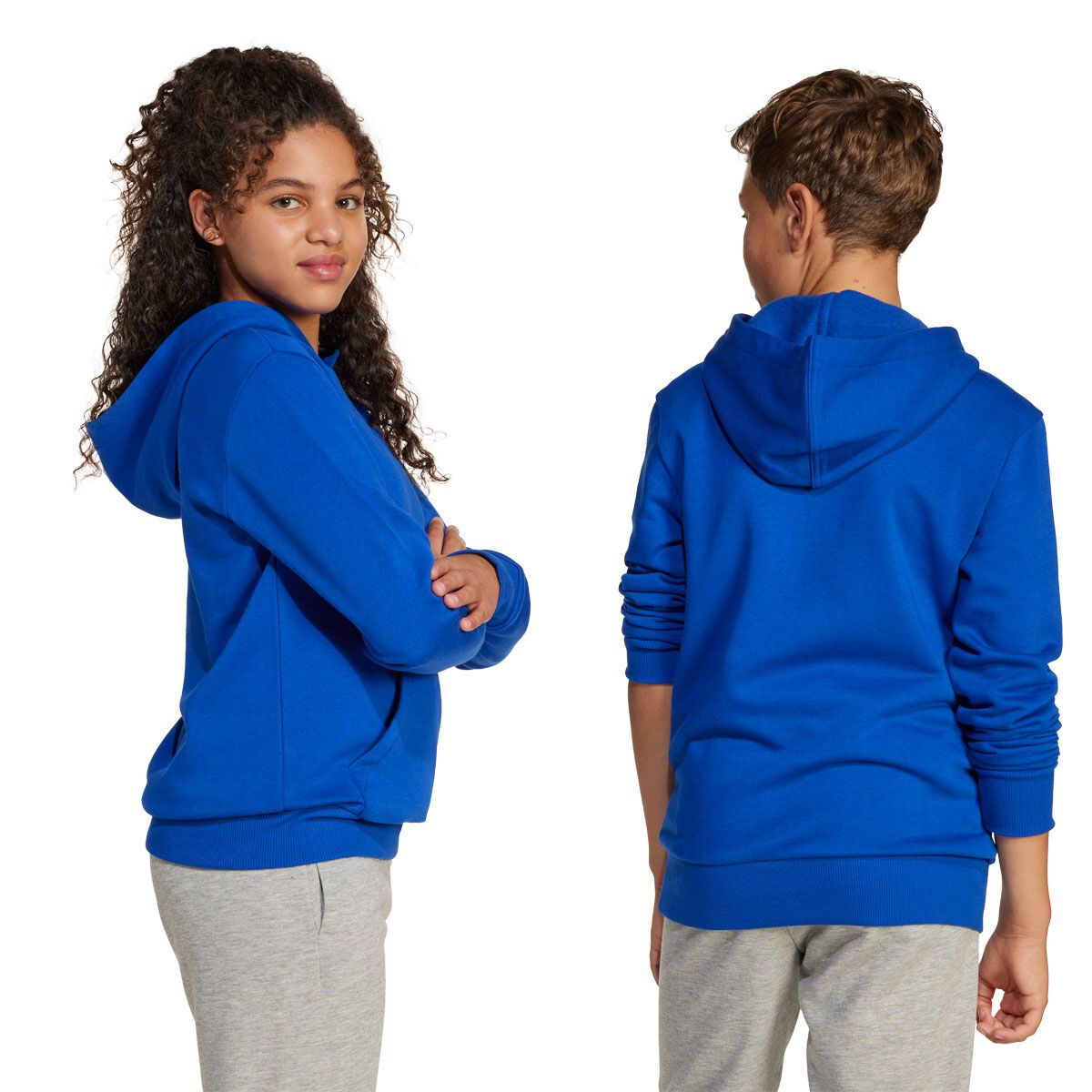 adidas Junior Essentials Fleece Small Logo Pullover Hoodie