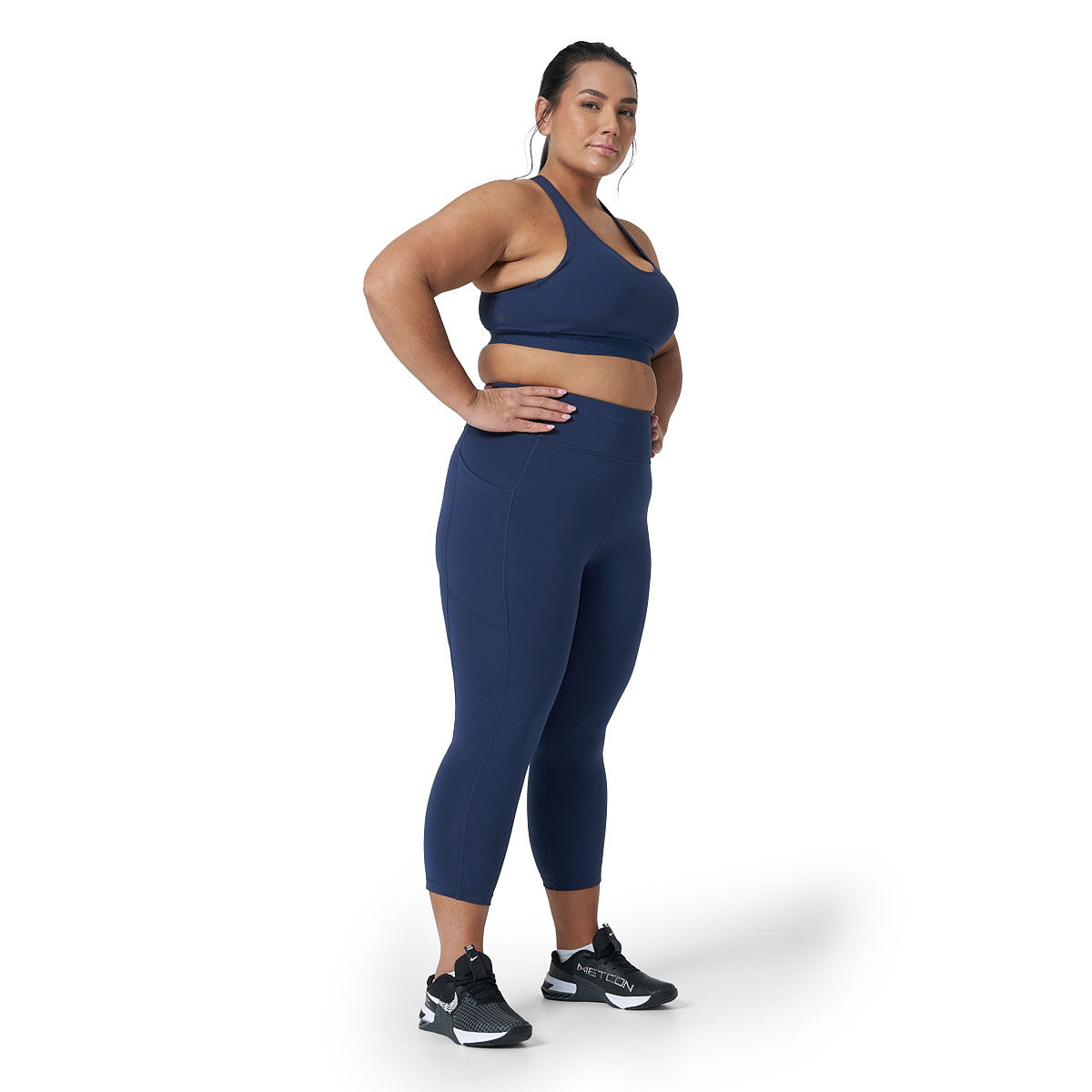 Ell/Voo Womens Essentials 3/4 Pocket Tights