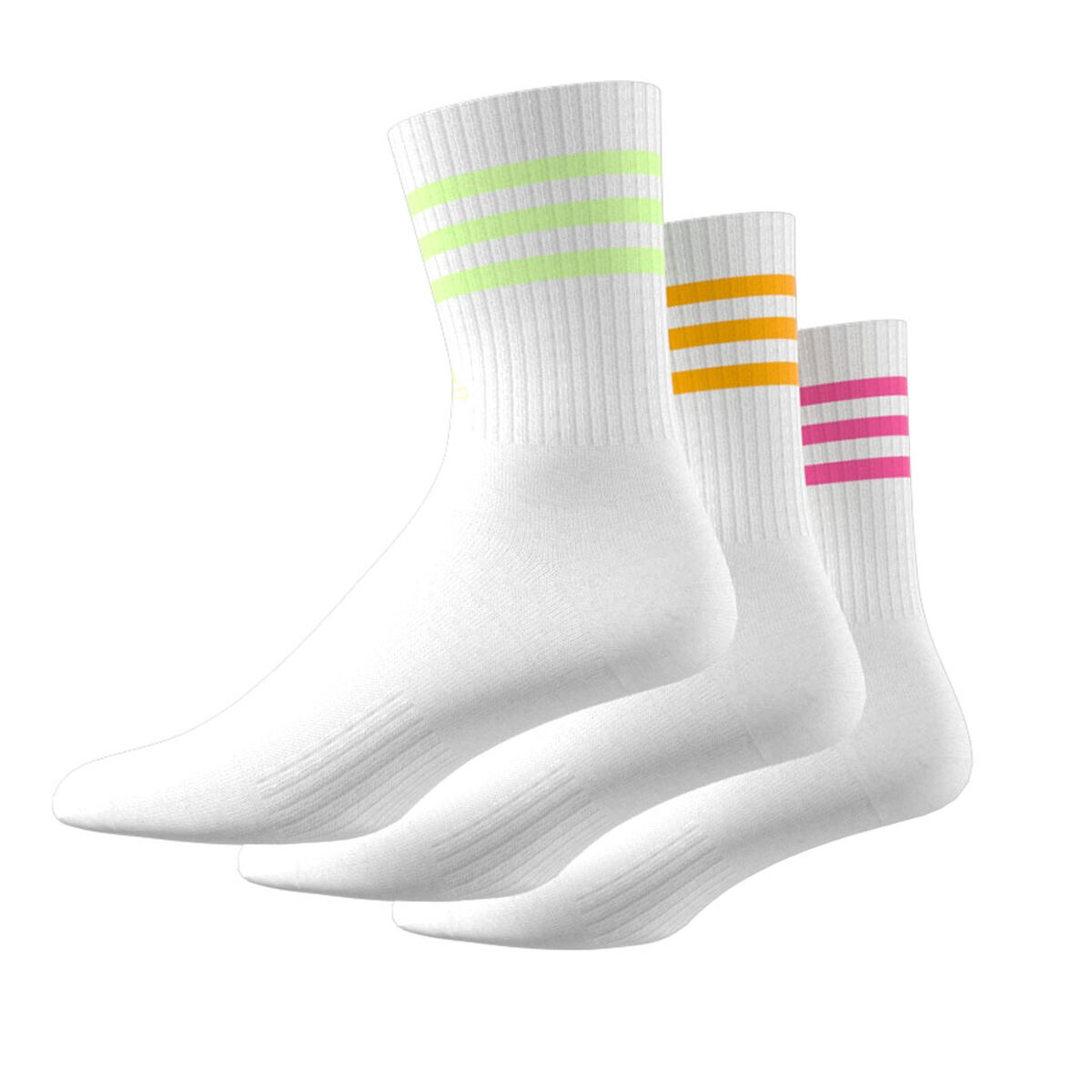 adidas 3-Stripes Cushioned Crew Socks
