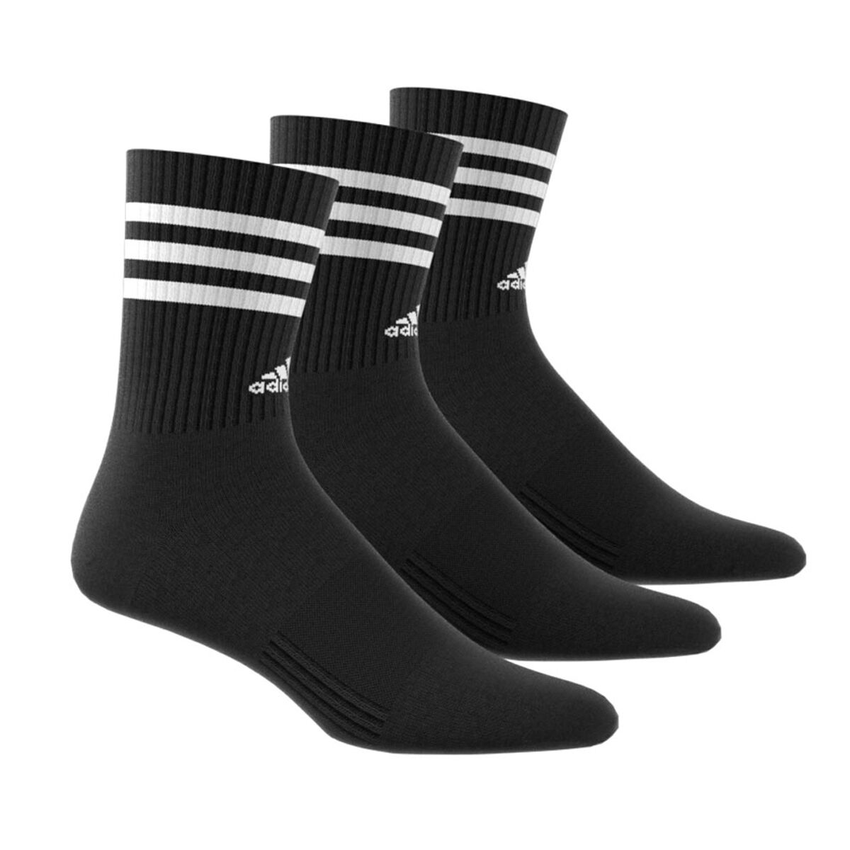 adidas 3-Stripes Cushioned Crew 3 Pack Socks