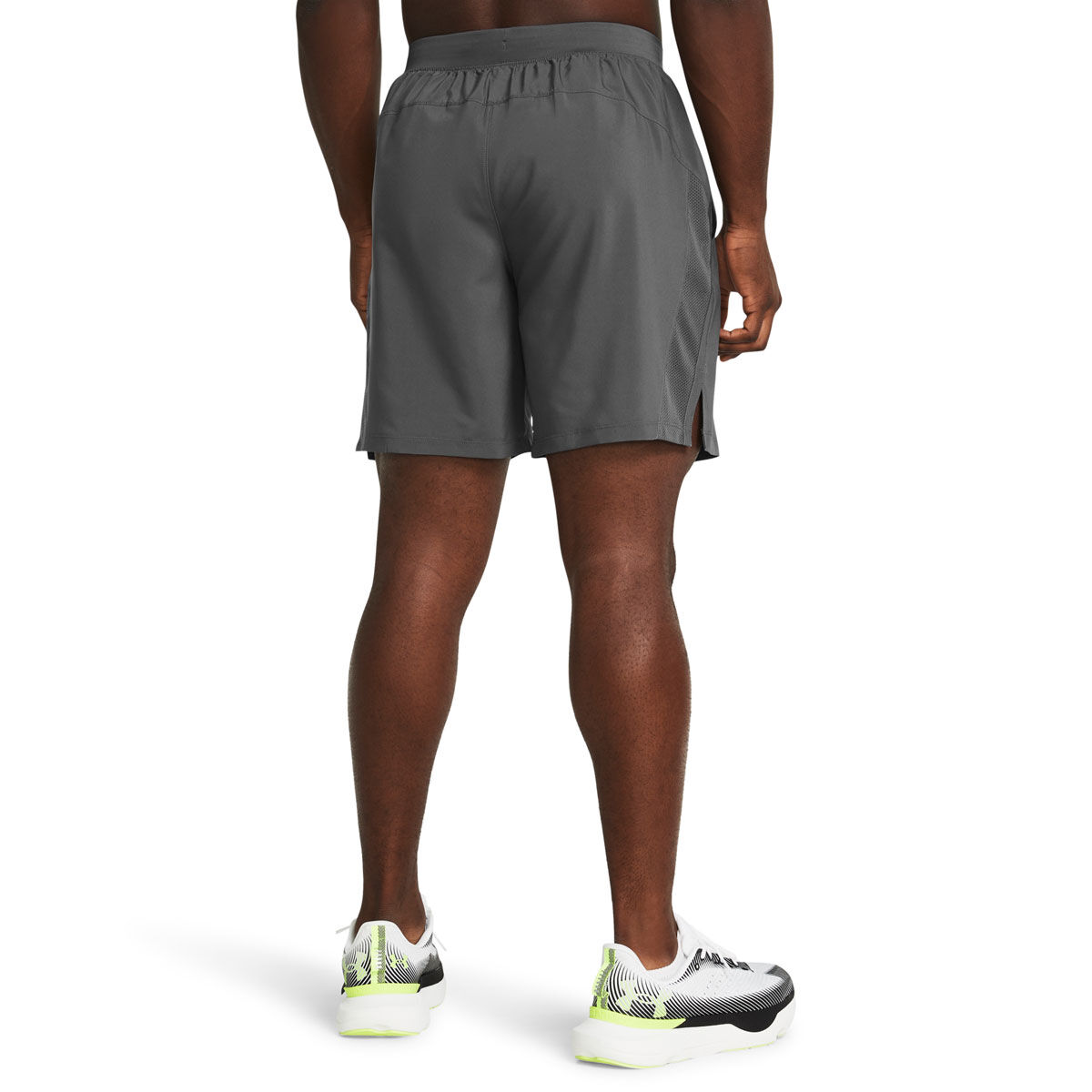 Under Mens UA Launch 7 inch Unlined Running Shorts