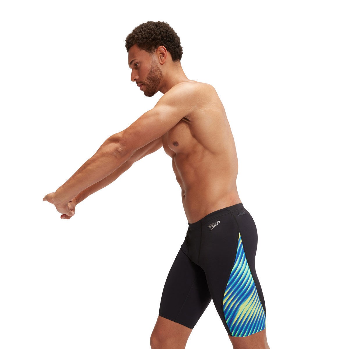 Speedo Mens Allover Digital V-Cut Jammer