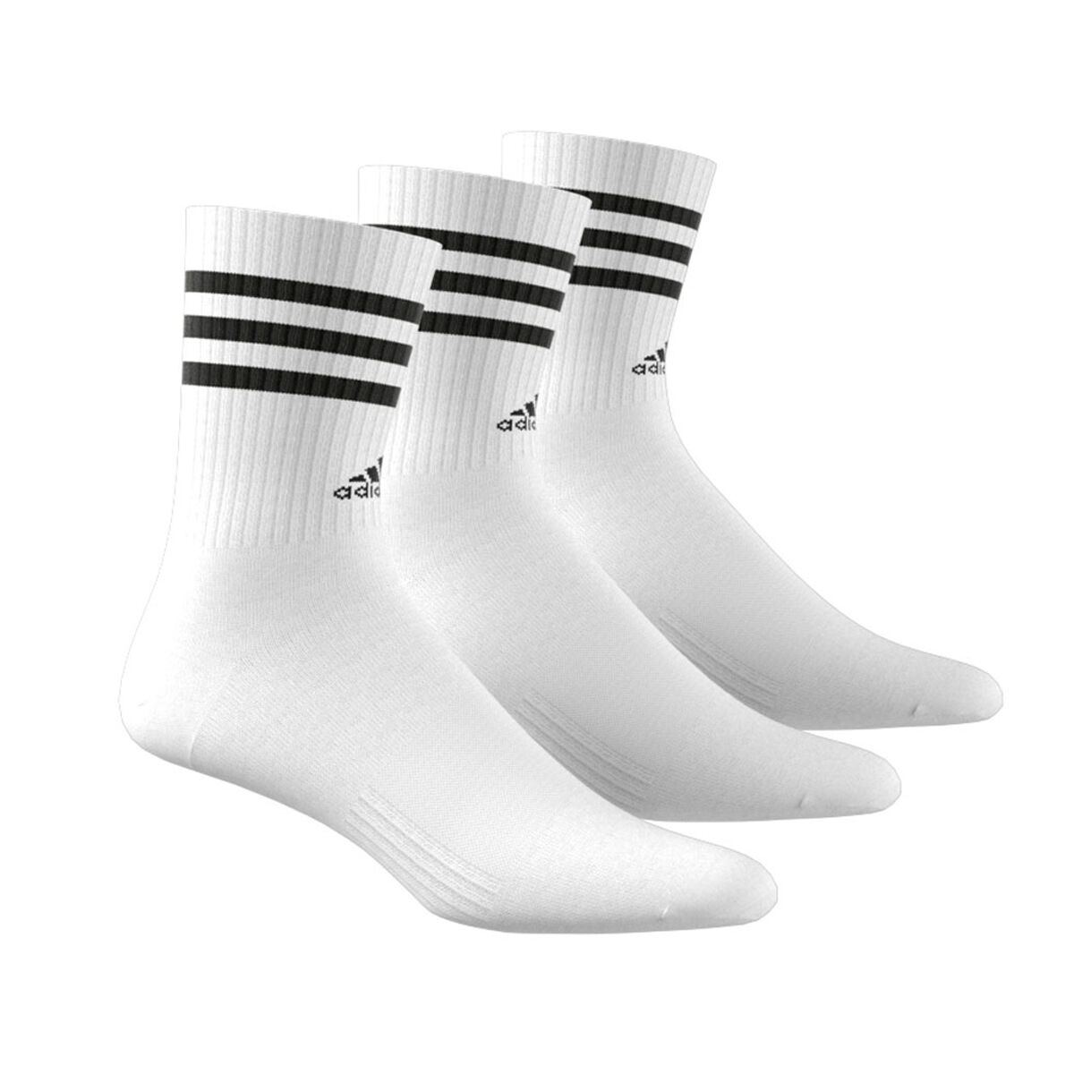 adidas 3-Stripes Cushioned Crew Socks