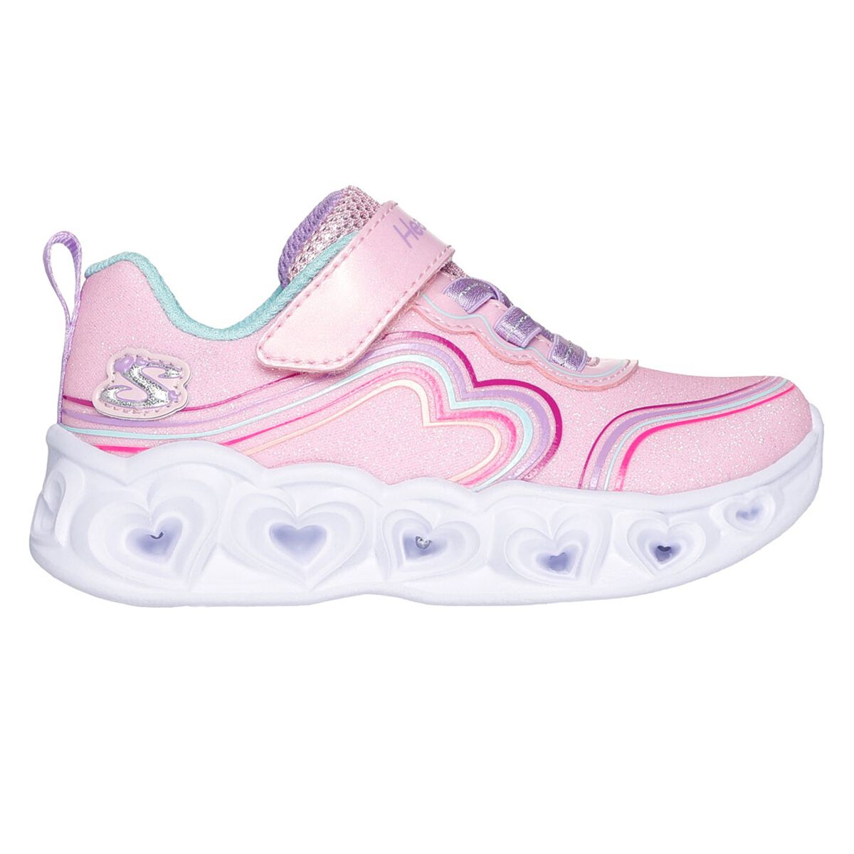Skechers Heart Lights - Retro Hearts PS Kids Casual Shoes