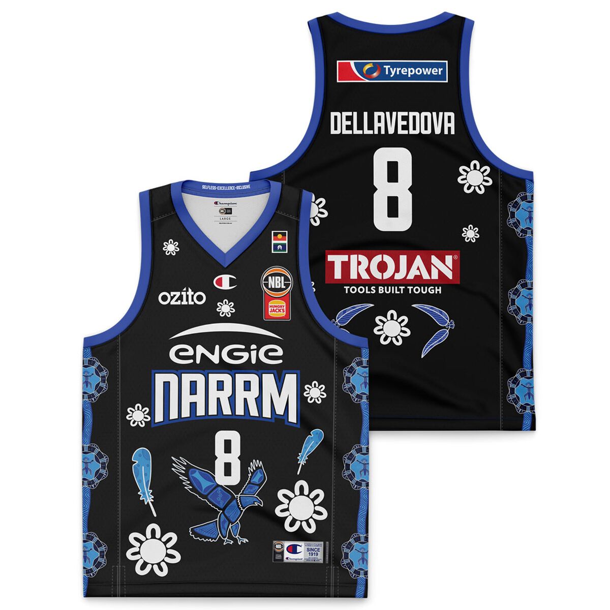 Melbourne United Kids Matthew Dellavedova 2024/25 Indigenous Basketball Jersey