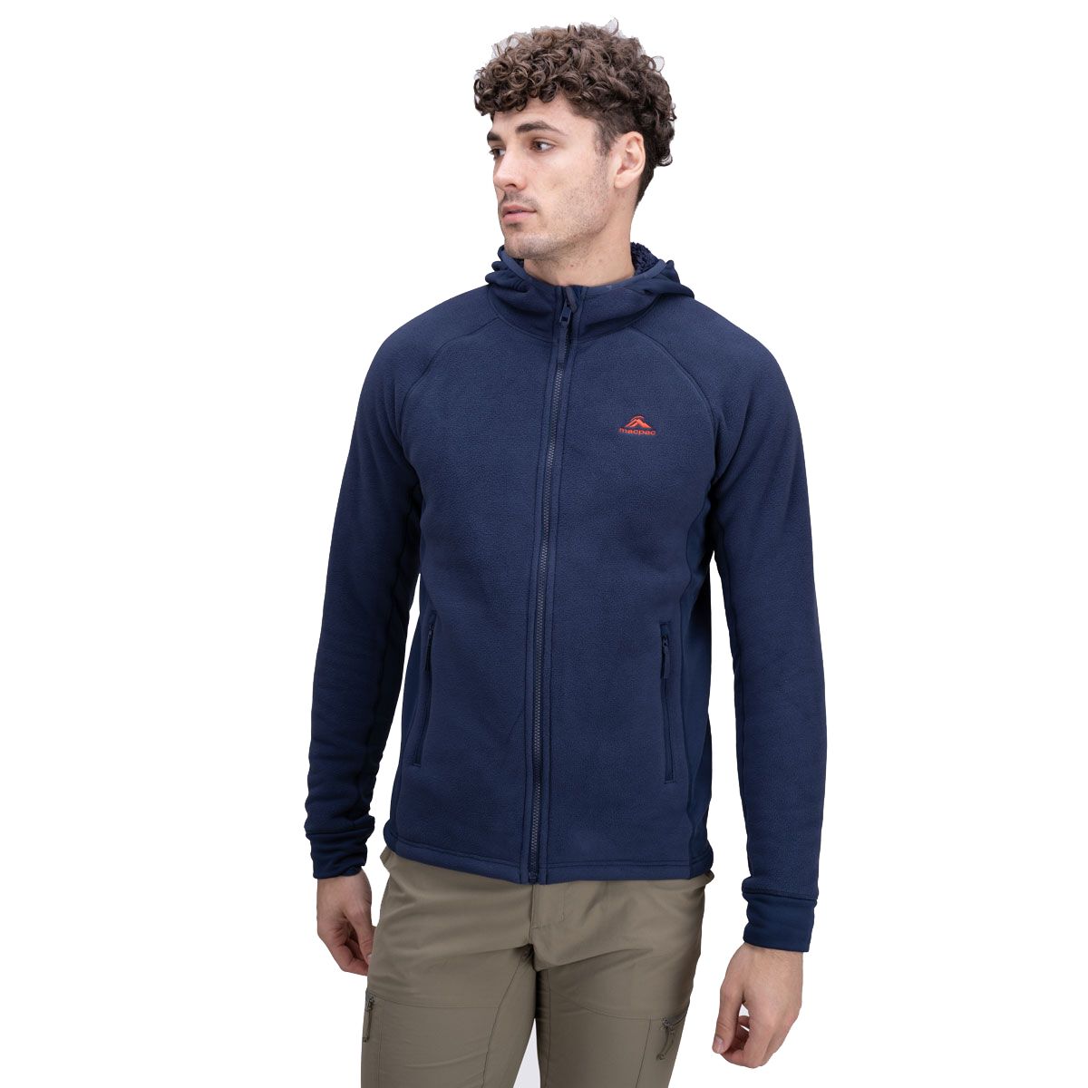 macpac Mens Mountain Hooded Fleece Jacket