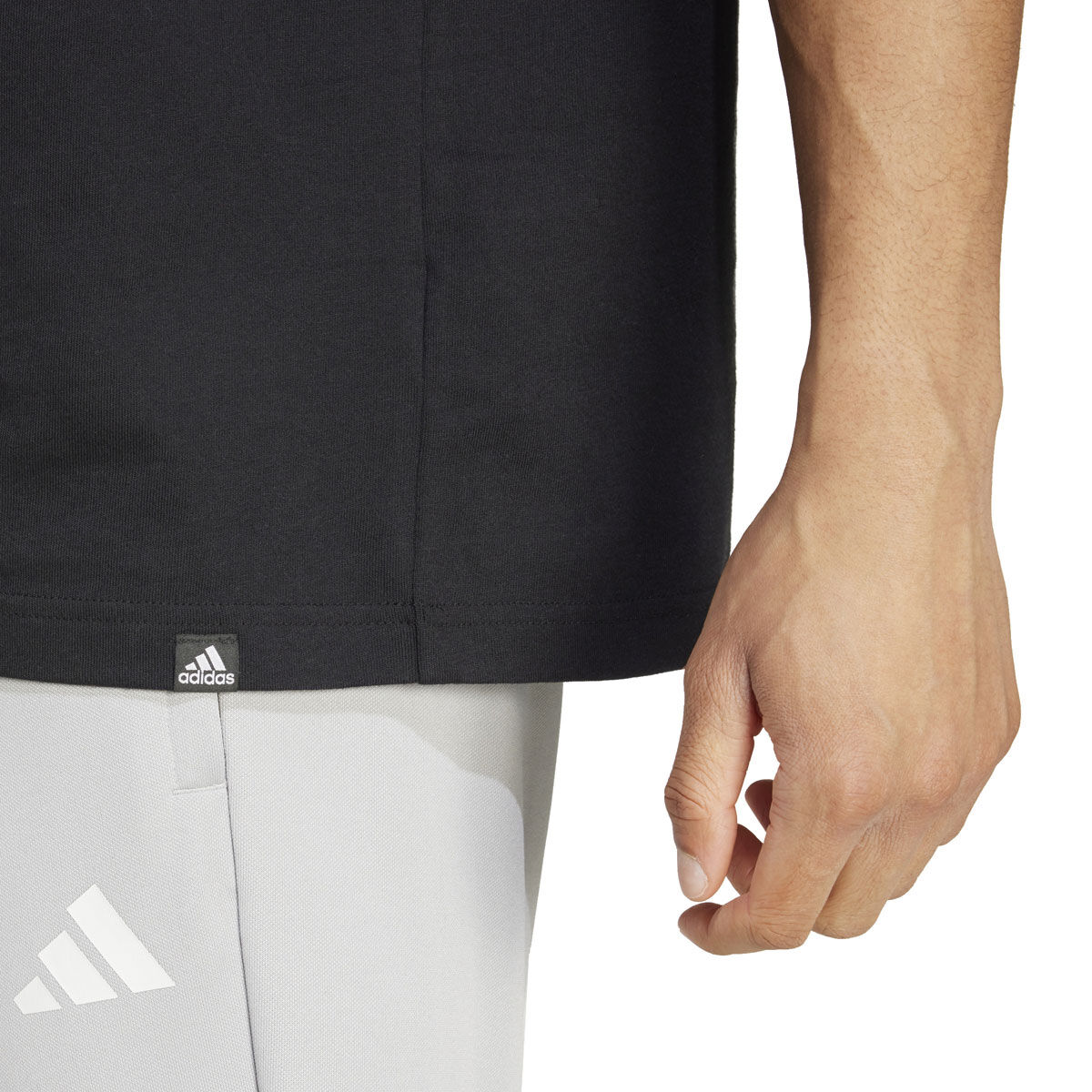 adidas Mens Sportswear Camo Linear Graphic Tee