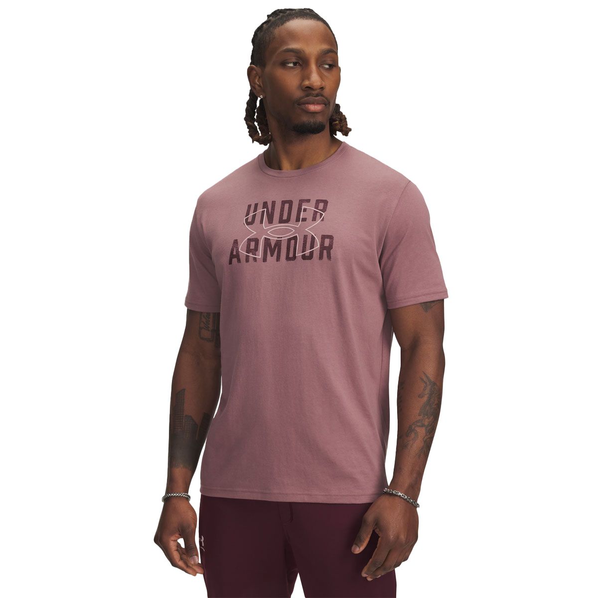 Under Armour Mens Wordmark Logo Tee