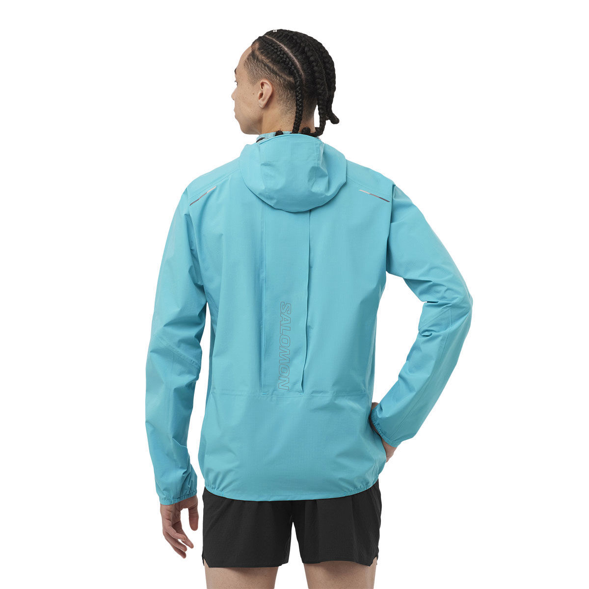 Salomon Mens Bonatti Trail Waterproof Jacket Blue S