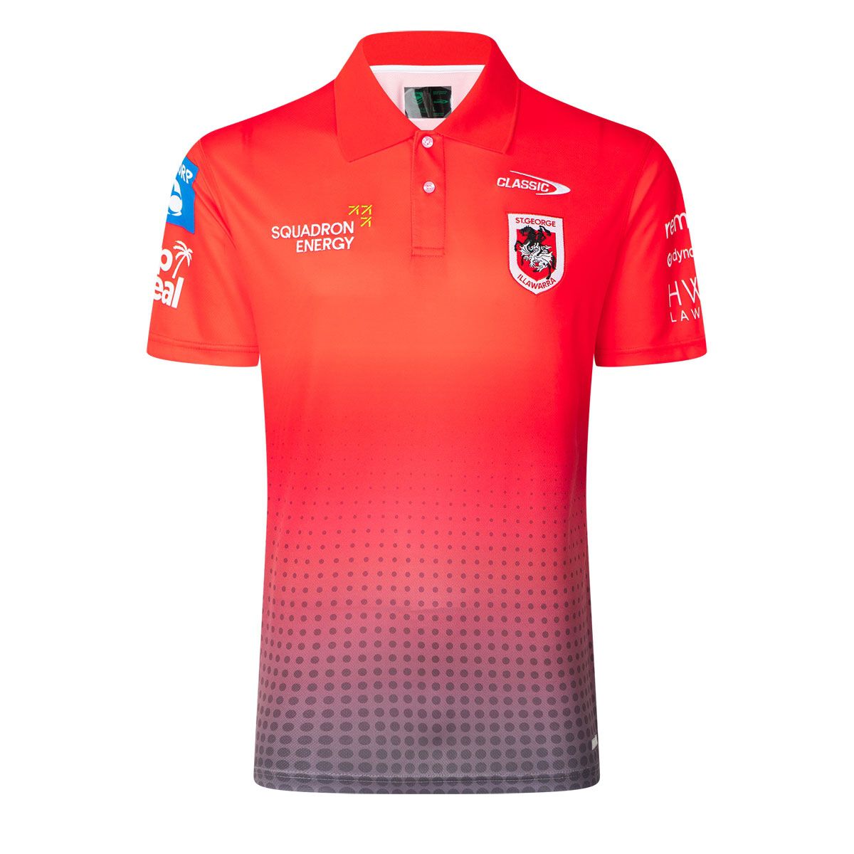 St George Illawarra Dragons 2025 Mens Media Polo