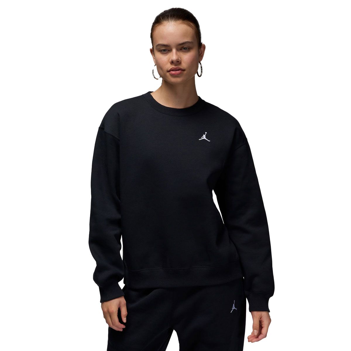 Jordan Womens Brooklyn Fleece Midweight Crew Sweatshirt