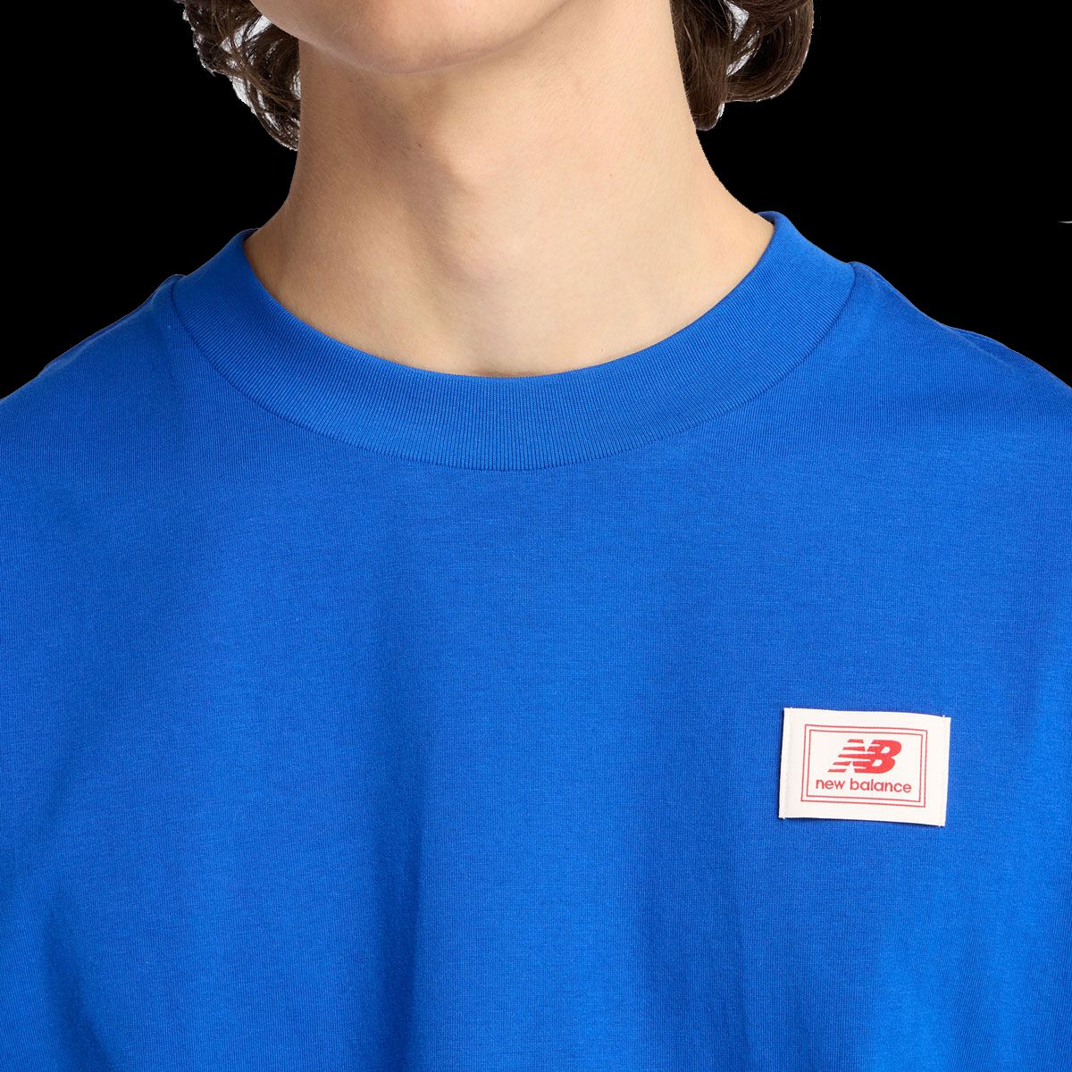 New Balance Mens Woven Label Tee