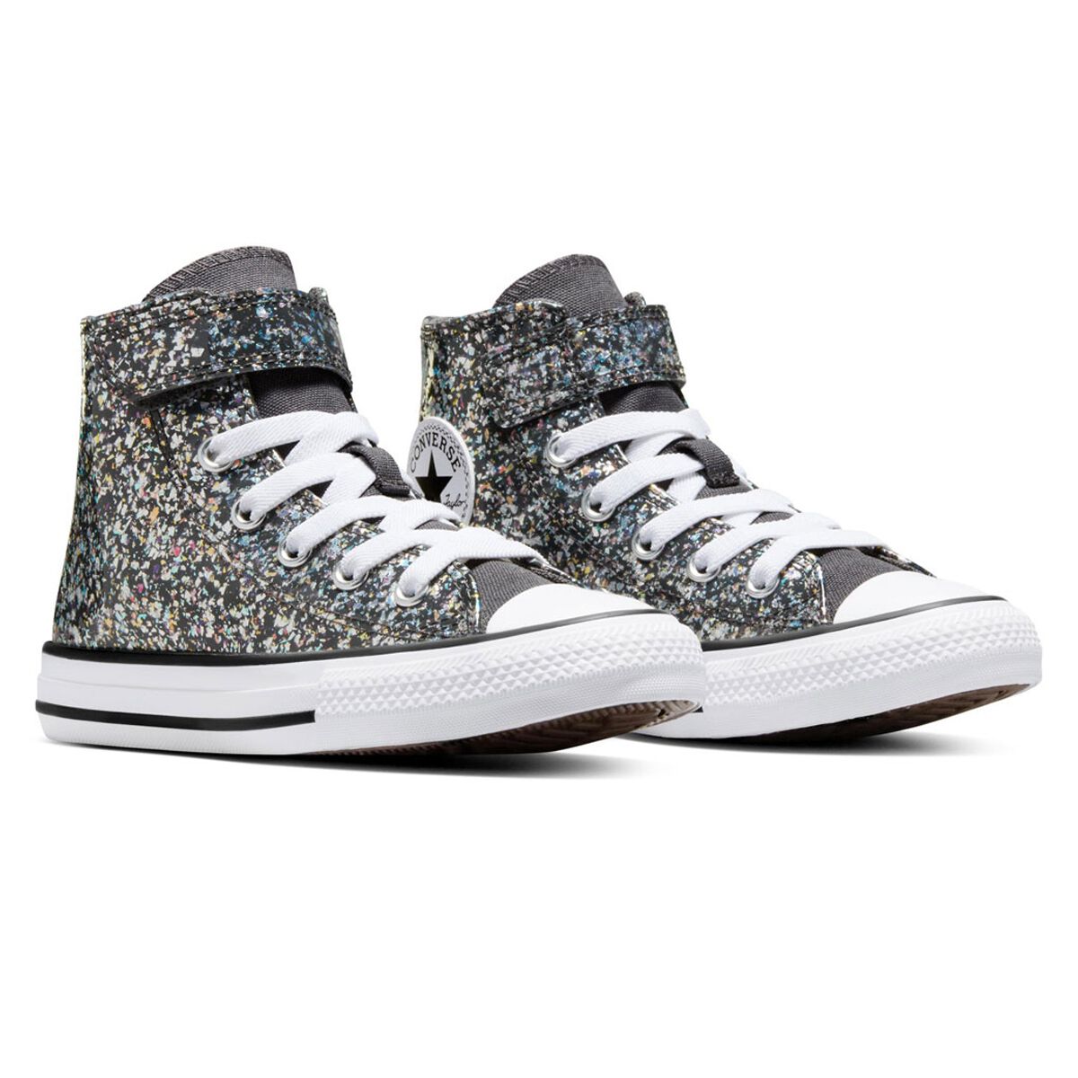Converse Chuck Taylor All Star Glitter Easy On PS Kids Casual Shoes
