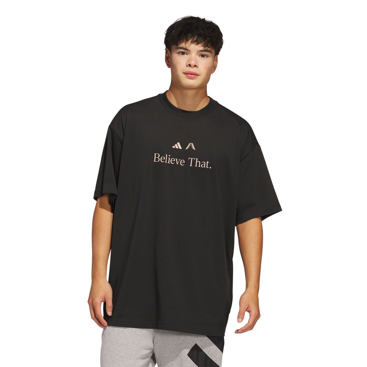 adidas Mens Anthony Edwards Believe Tee