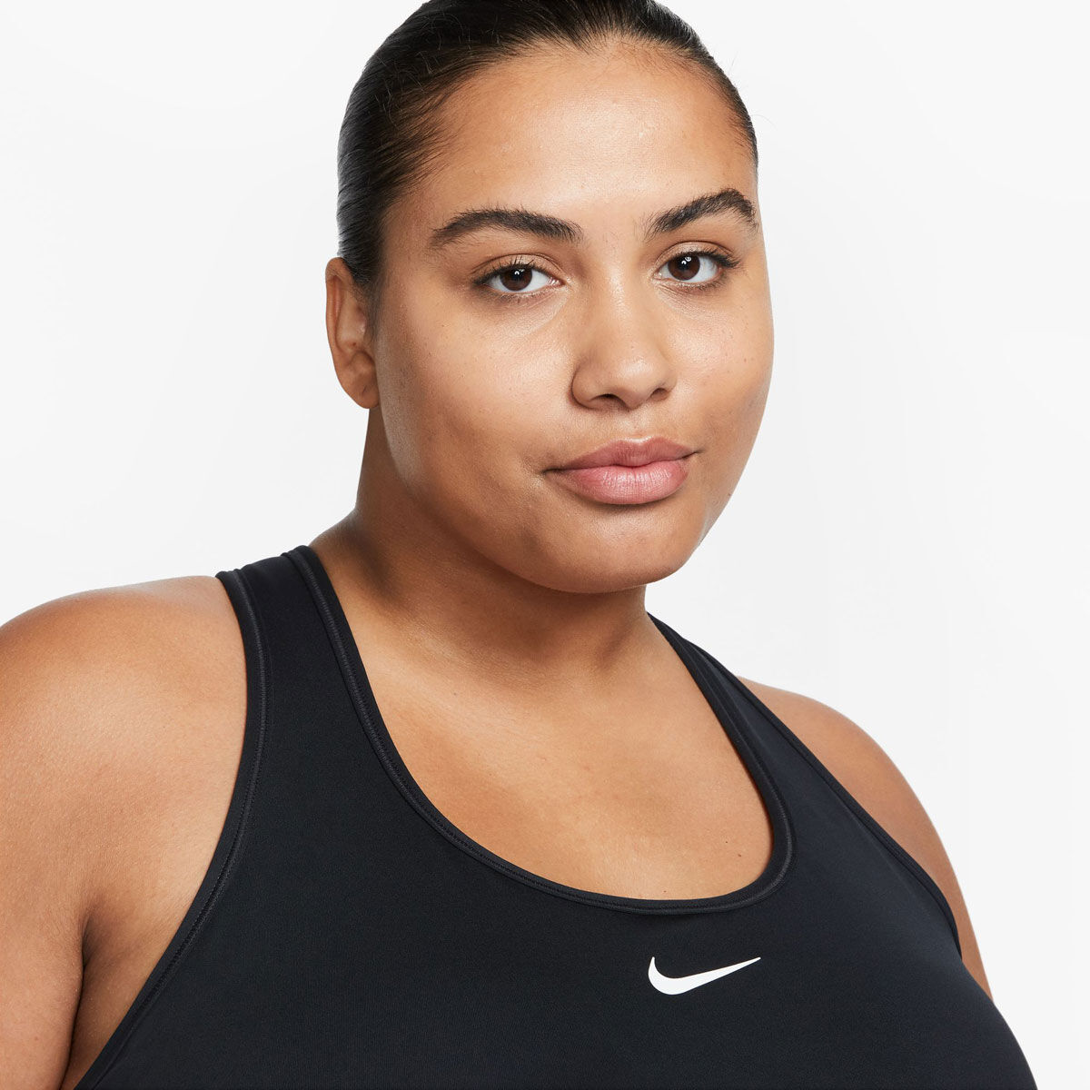 Nike Plus Womens Swoosh Dri-FIT Medium Support Padded Sports Bra
