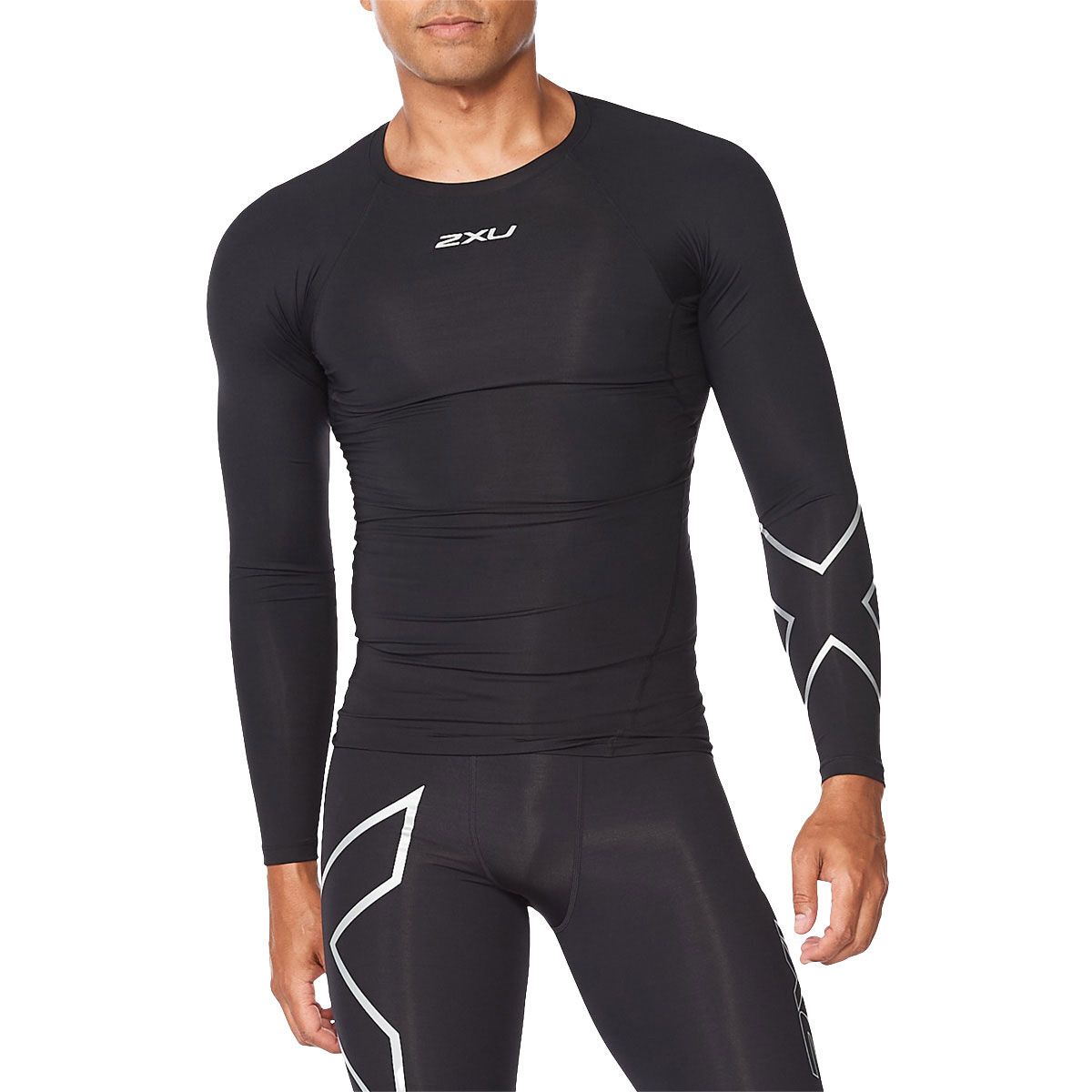 2XU Mens Long Sleeve Compression Top