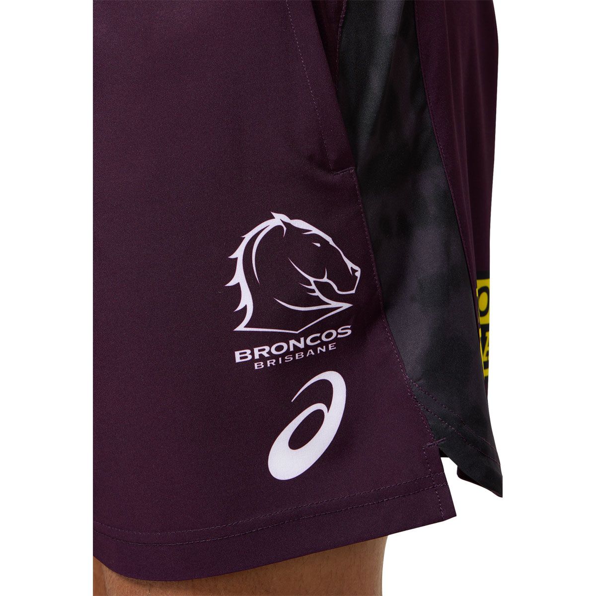 Brisbane Broncos 2025 Mens Training Shorts