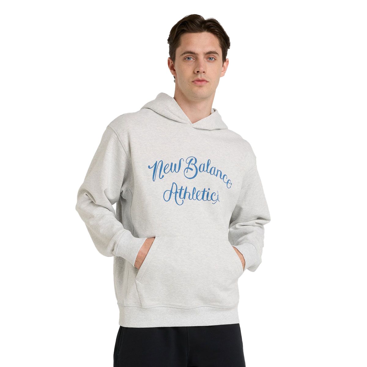New Balance Mens Athletics Relaxed League Pullover Hoodie