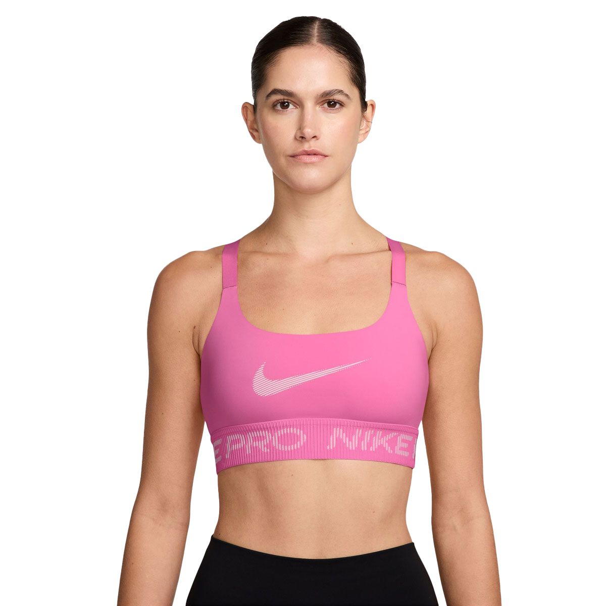 Nike Pro Womens Dri-FIT Light Support Graphic Sports Bra