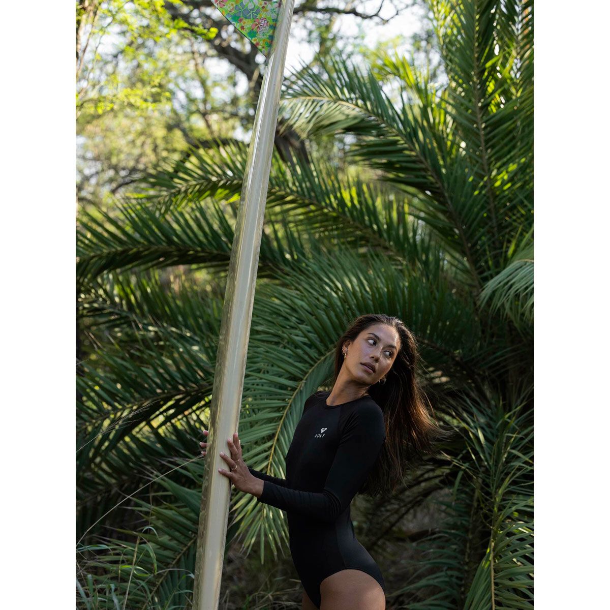 Roxy Womens Essentials Back Zip Onesie Swimsuit