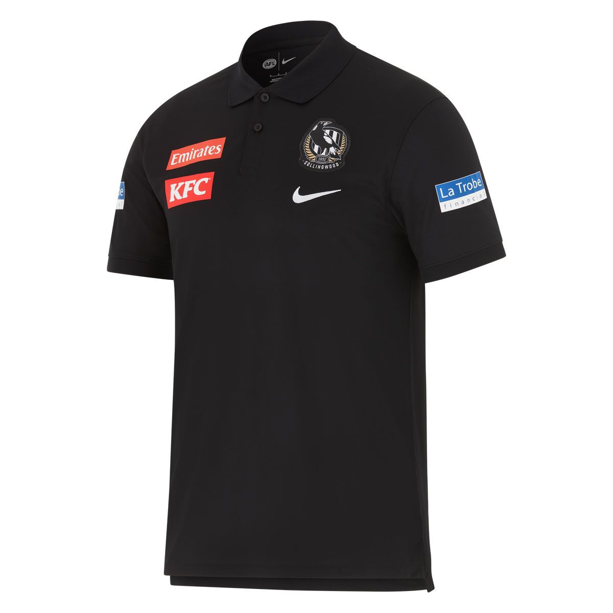 Collingwood Magpies Mens 2025 Media Polo