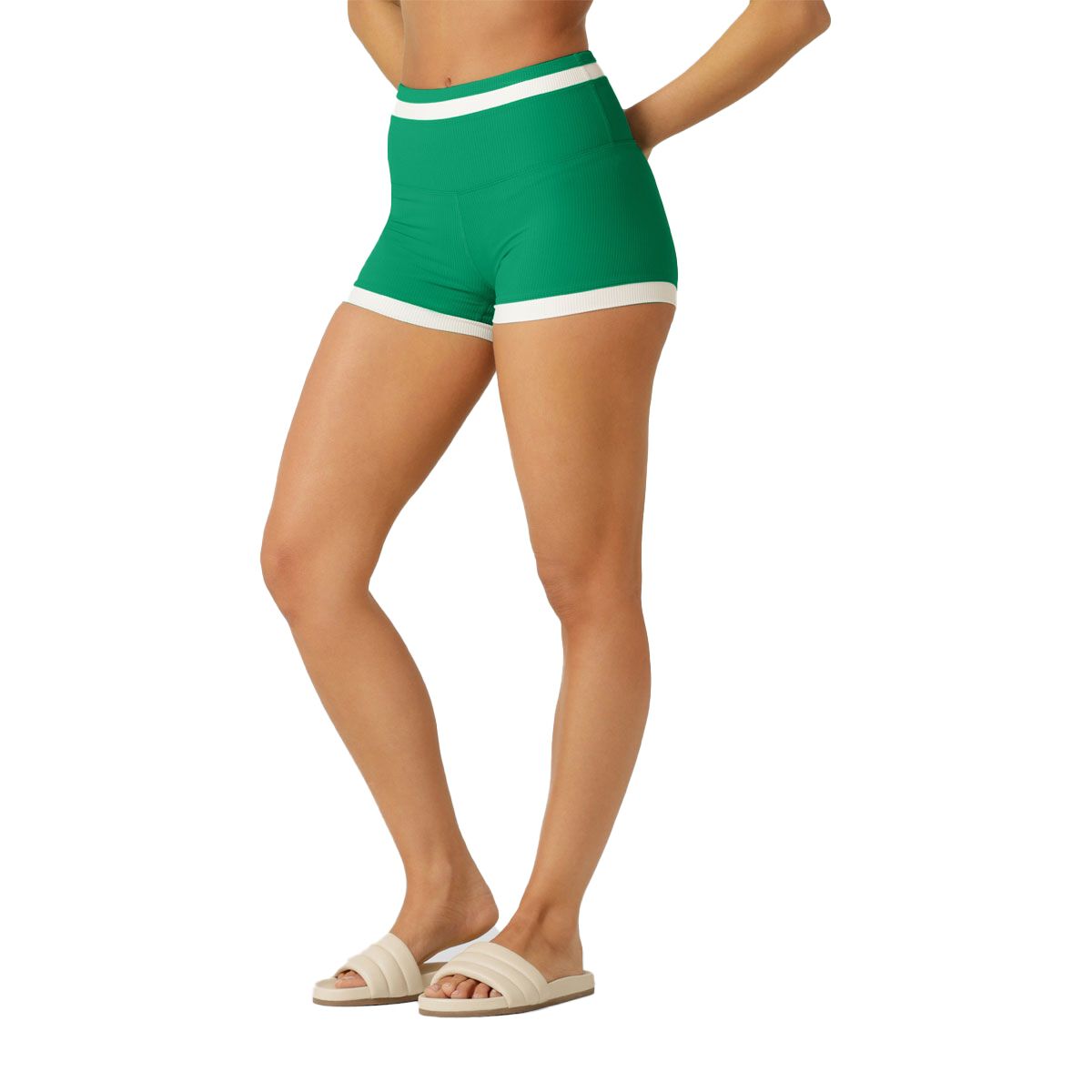 Lorna Jane Womens Retro Swim 9cm Bike Shorts