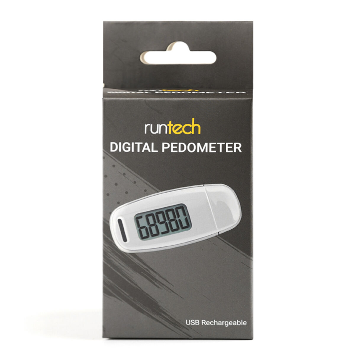RunTech Digital USB Rechargeable Pedometer