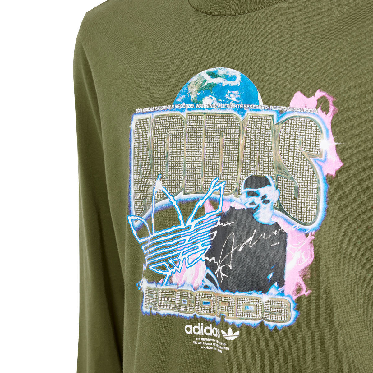 adidas Originals Junior Graphic Long Sleeve Tee
