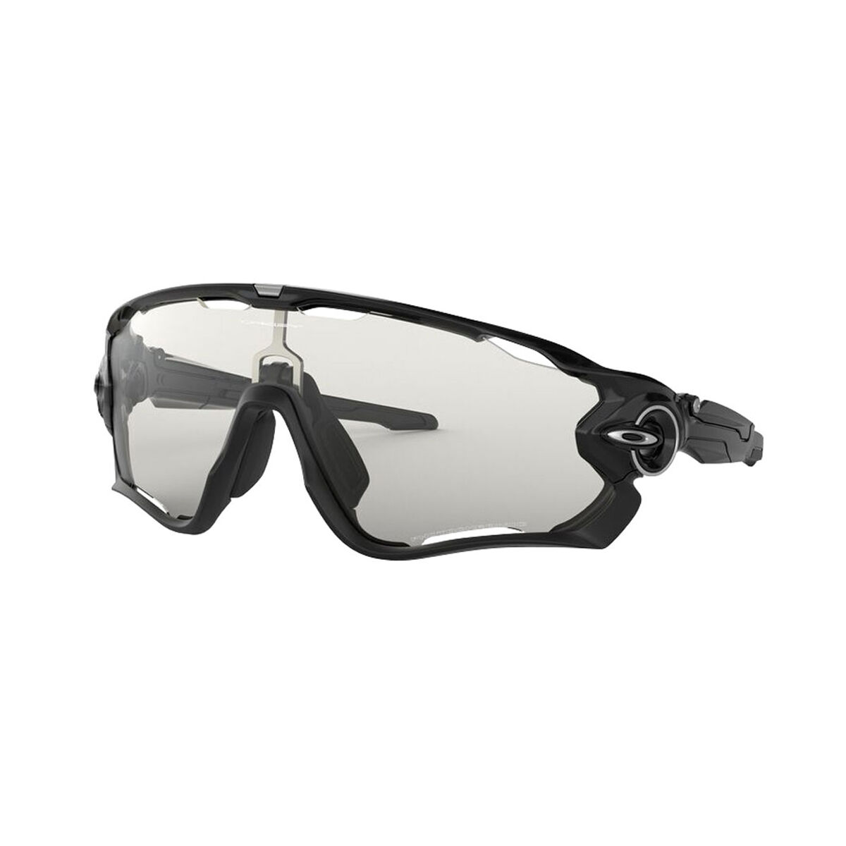 OAKLEY Jawbreaker Sunglasses - Polished Black with Clear Black Polarized