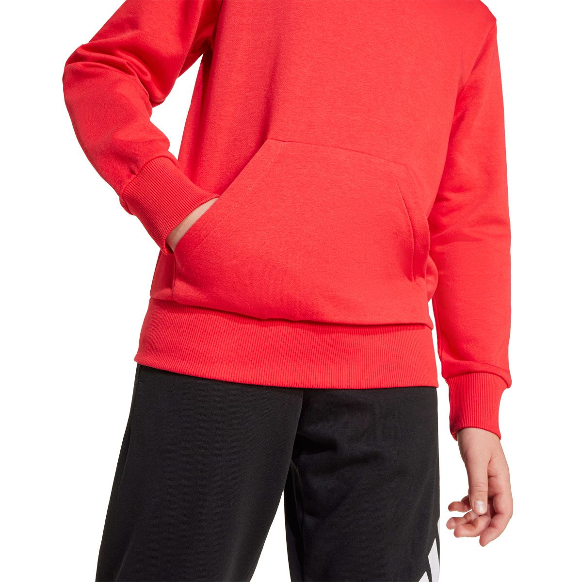 adidas Junior Essentials Fleece Small Logo Pullover Hoodie