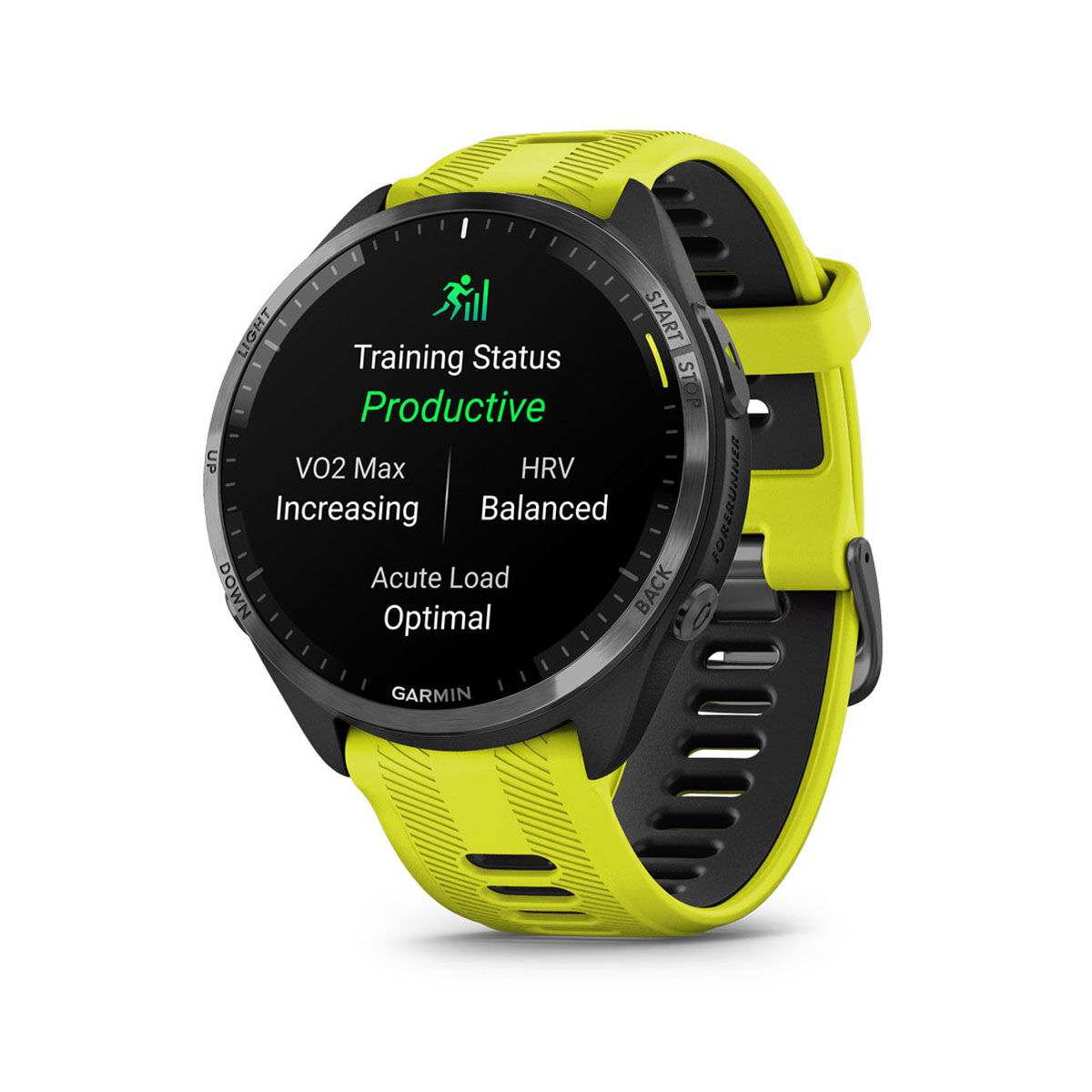 Garmin Forerunner 965 Watch - Amp Yellow Black