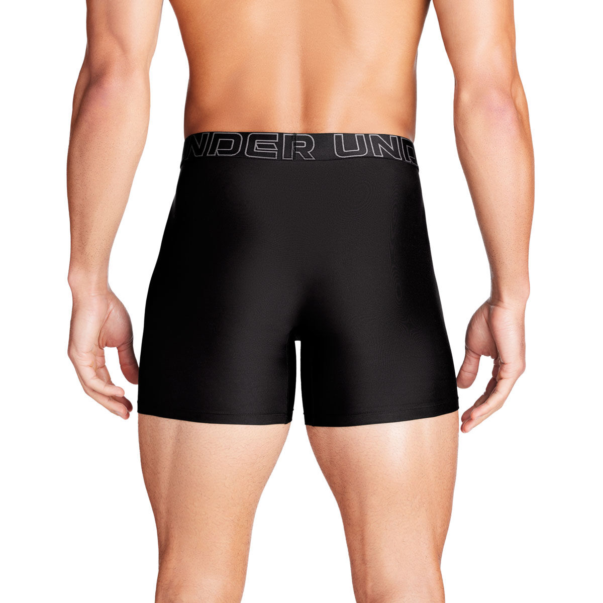 Under Armour Mens UA Performance Tech 6 inch 3 Pack Boxer Jocks