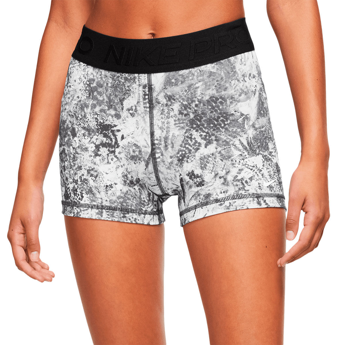 Nike Pro Womens Dri-FIT Printed 3 Inch Short Tights