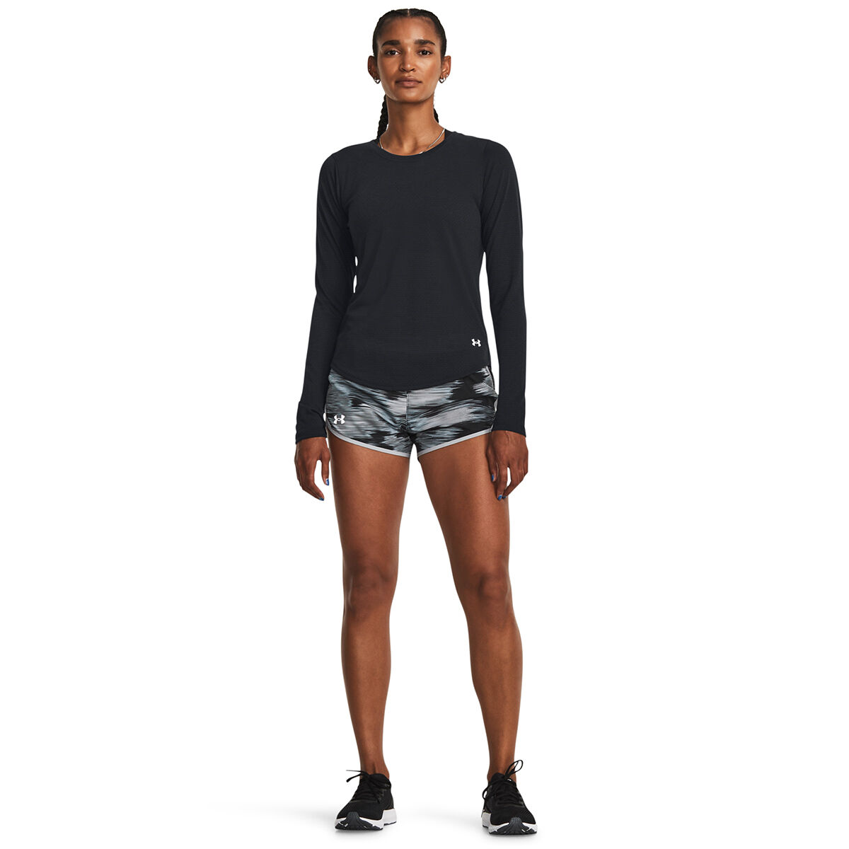 Under Armour Womens Fly By 2.0 Printed 2in1 Running Shorts