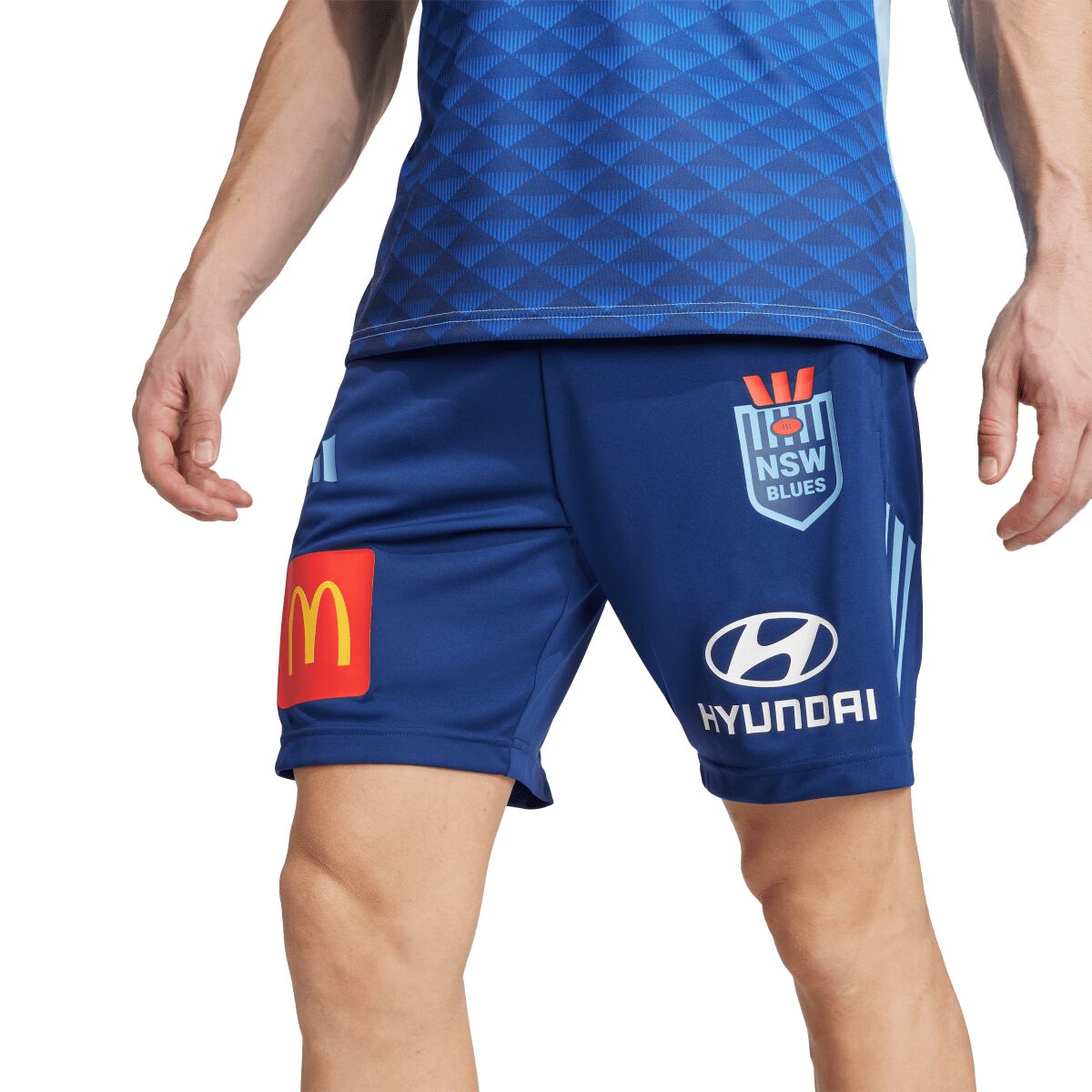 NSW Blues State of Origin 2025 Mens Gym Shorts