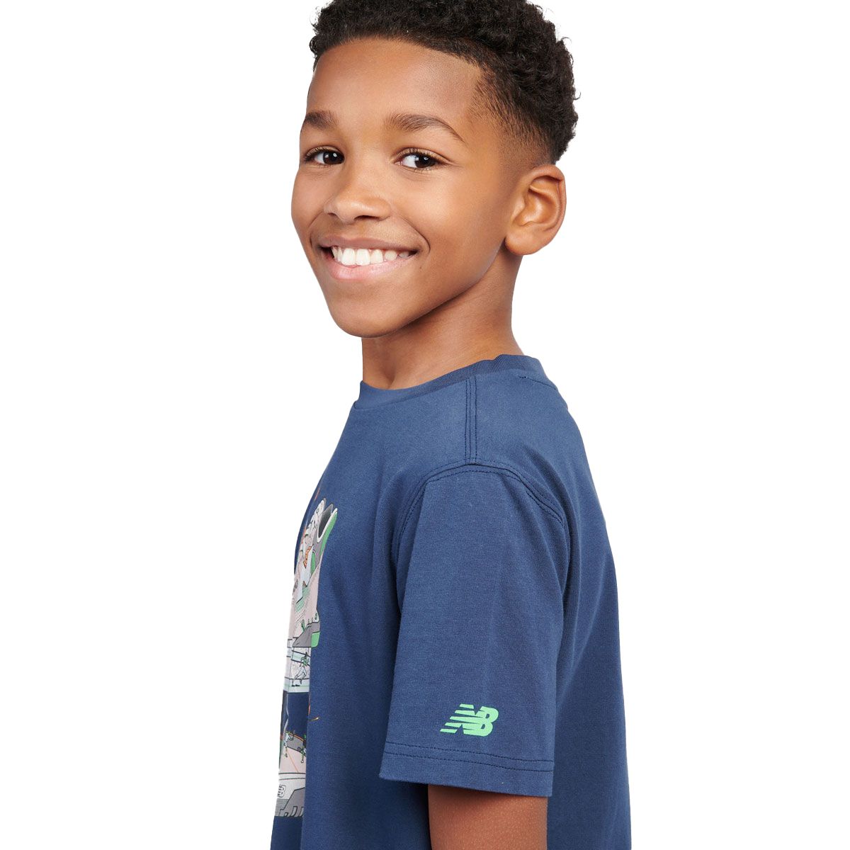 New Balance Junior Fitness Centre Illustrated Graphic Tee