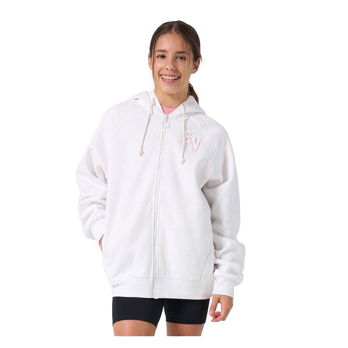 Ell/Voo Junior Mae Fleece Full Zip Hoodie