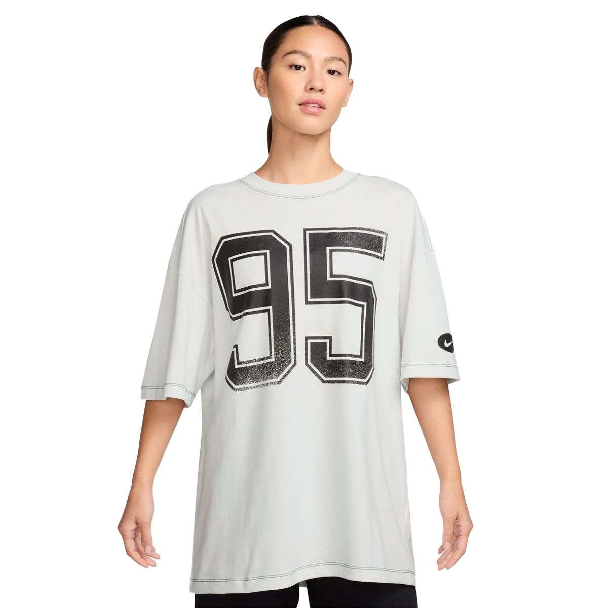 Nike Womens Sportswear Street Short Sleeve Oversized Tee