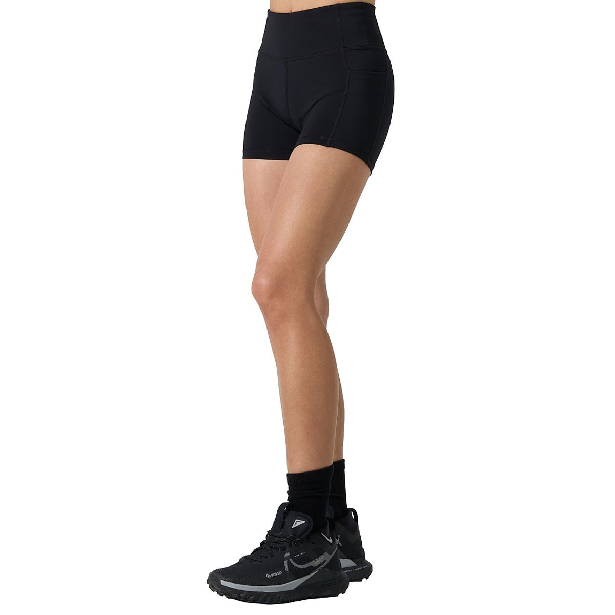 Ell/Voo Womens Essentials 3 Inch Pocket Tights